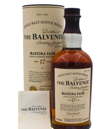 Balvenie Madeira Cask Finish 17 Y.O Single Malt Scotch Whisky 700 ML