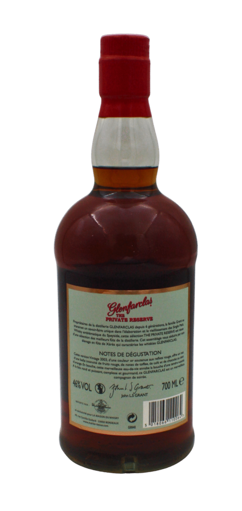 Glenfarclas The Private Reserve 2003 Single Malt Scotch Whisky 700 ML - Image 3