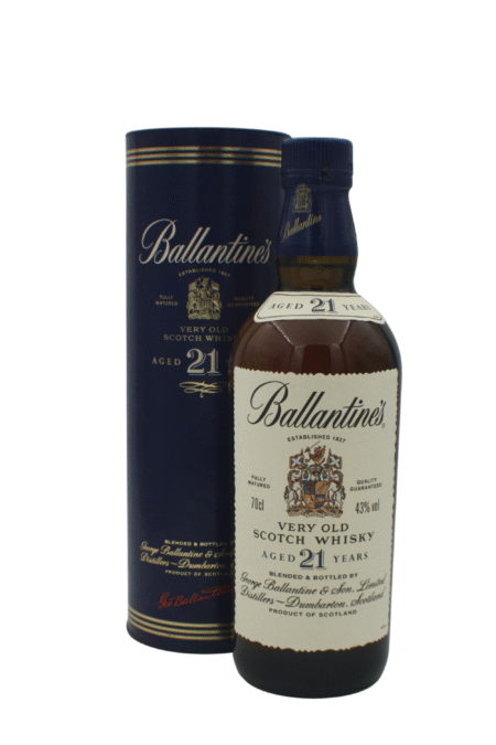 Ballantines 21 Y.O (Blue Tube) Rare Aged Blended Scotch Whisky 700 ML