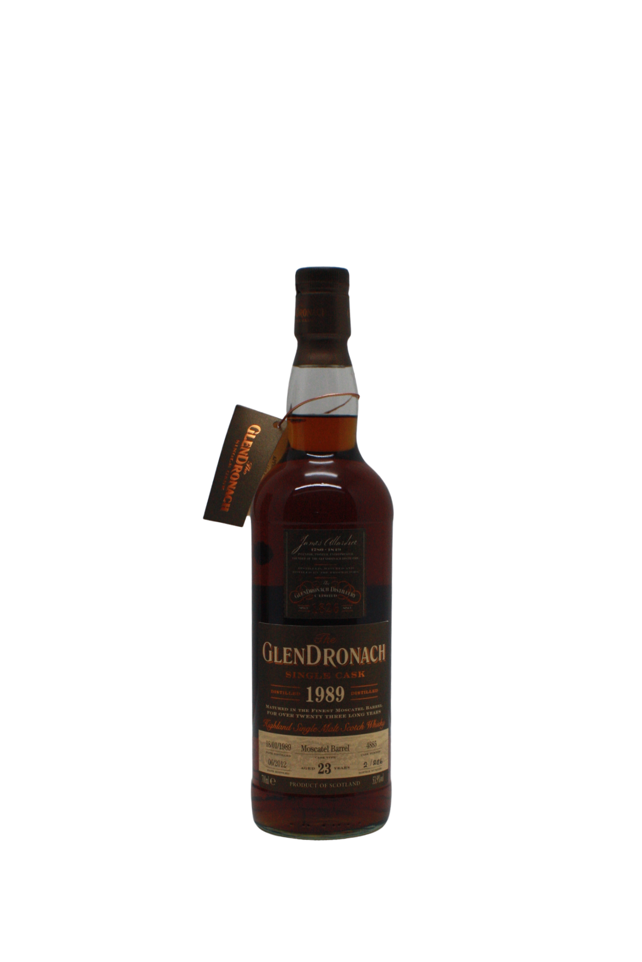 Glendronach 1989 Single Cask N.4885 23 Y.O Single Malt Scotch Whisky 700 ML - Image 2