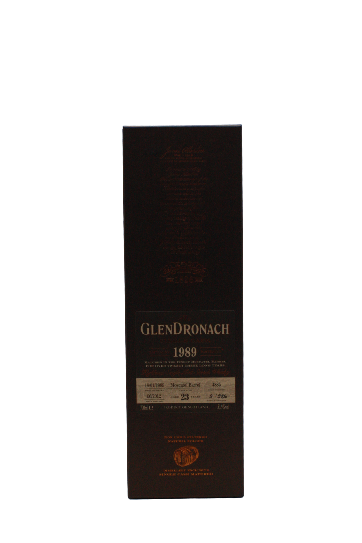 Glendronach 1989 Single Cask N.4885 23 Y.O Single Malt Scotch Whisky 700 ML - Image 4