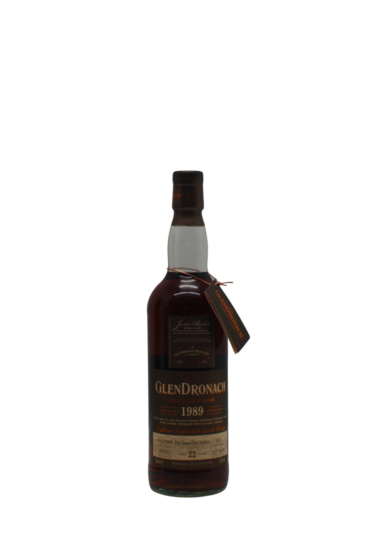 Glendronach 1989 Single Cask N.5475 22 Y.O Single Malt Scotch Whisky 700 ML - Image 2
