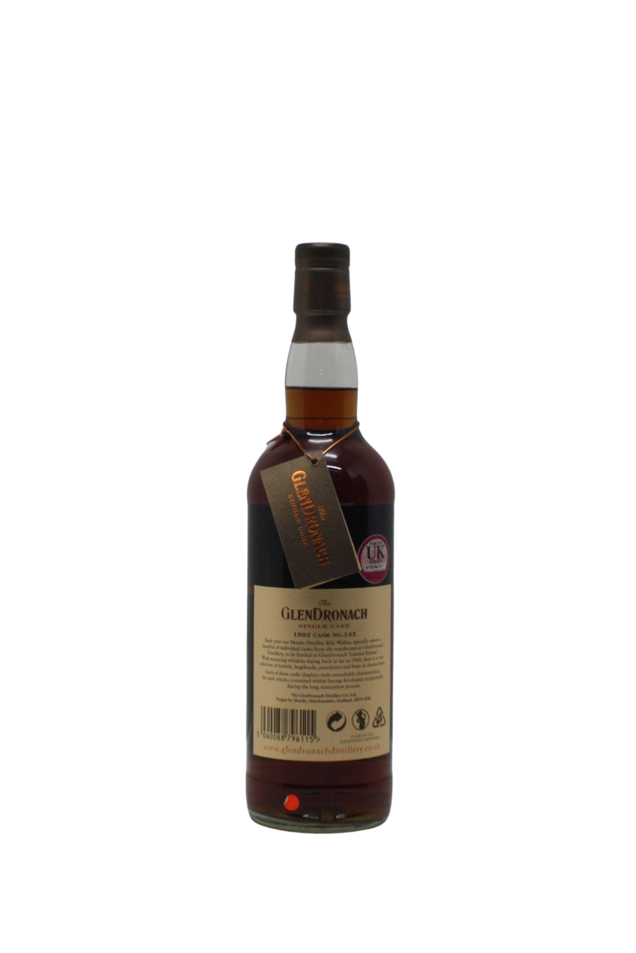 Glendronach 1992 Single Cask N.145 21 Y.O Single Malt Scotch Whisky 700 ML - Image 3