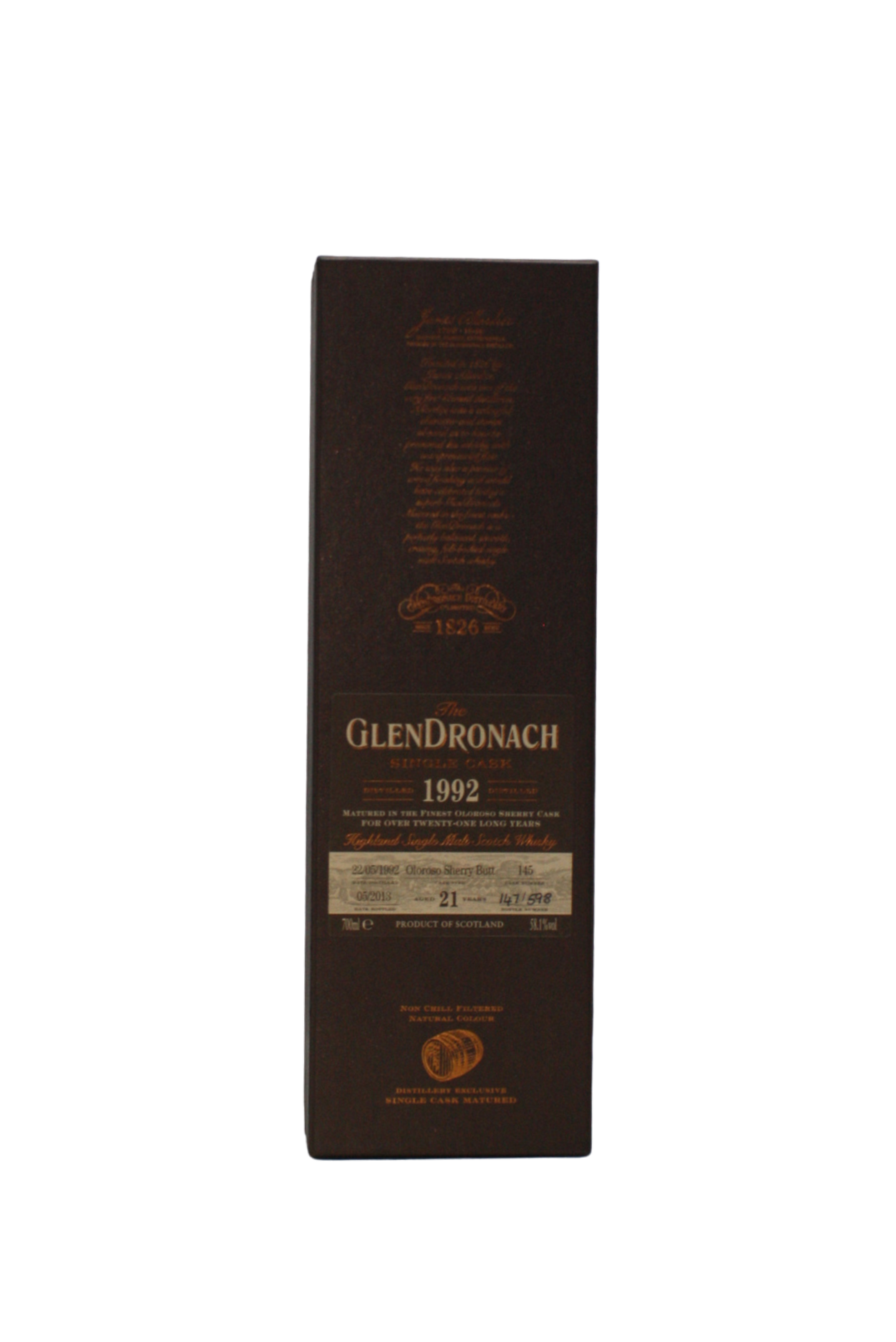 Glendronach 1992 Single Cask N.145 21 Y.O Single Malt Scotch Whisky 700 ML - Image 4