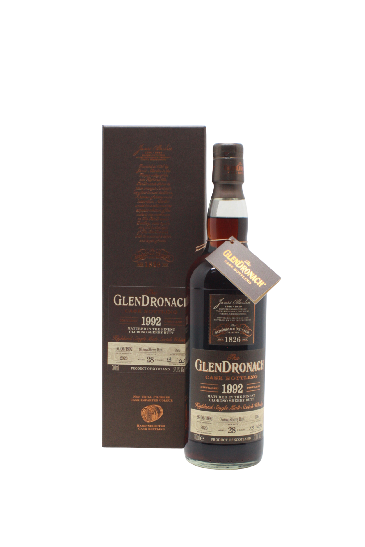 Glendronach 1992 Single Cask N.336 28 Y.O Single Malt Scotch Whisky 700 ML