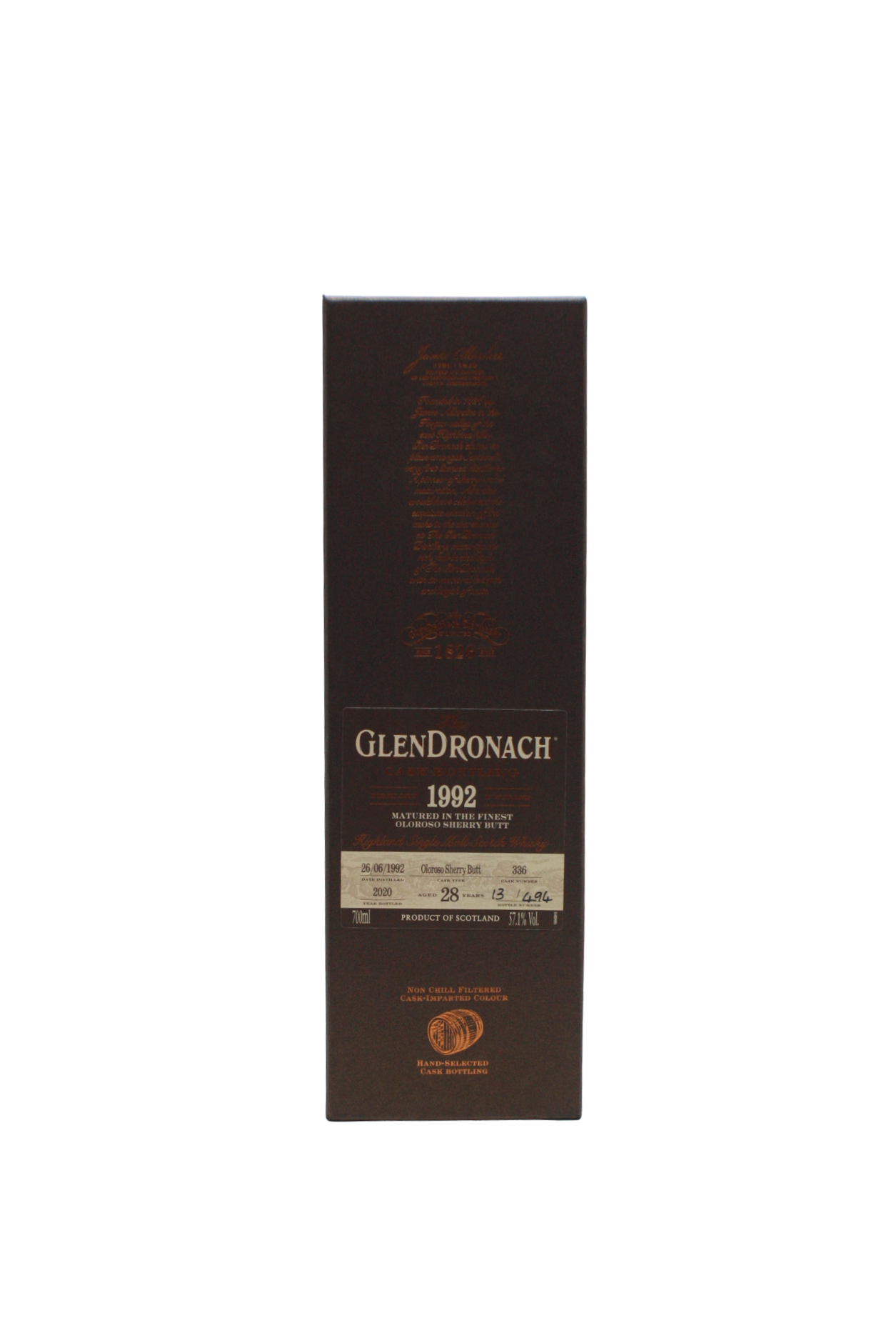 Glendronach 1992 Single Cask N.336 28 Y.O Single Malt Scotch Whisky 700 ML - Image 4