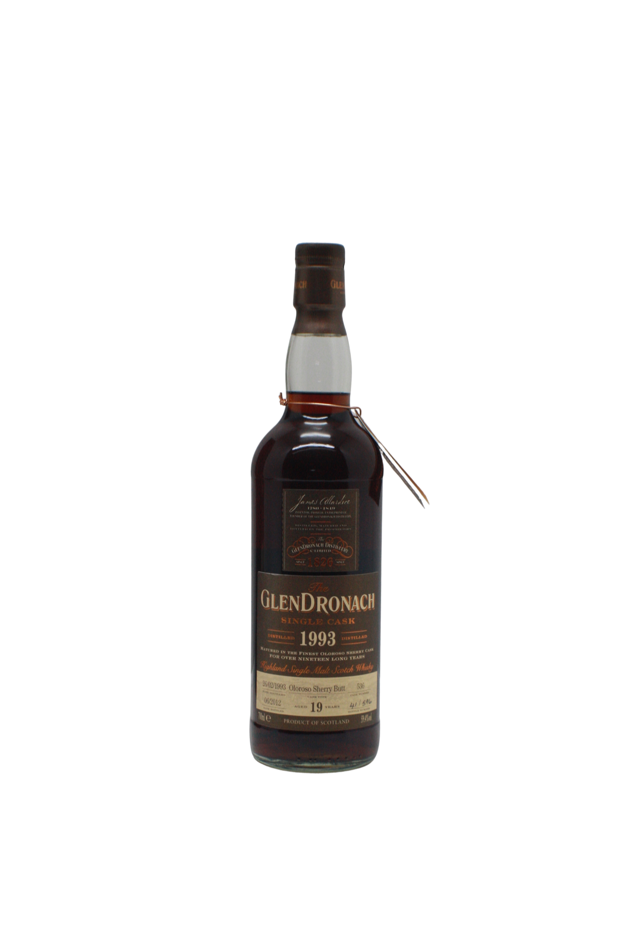 Glendronach 1993 Single Cask N.536 19 Y.O Single Malt Scotch Whisky 700 ML - Image 2