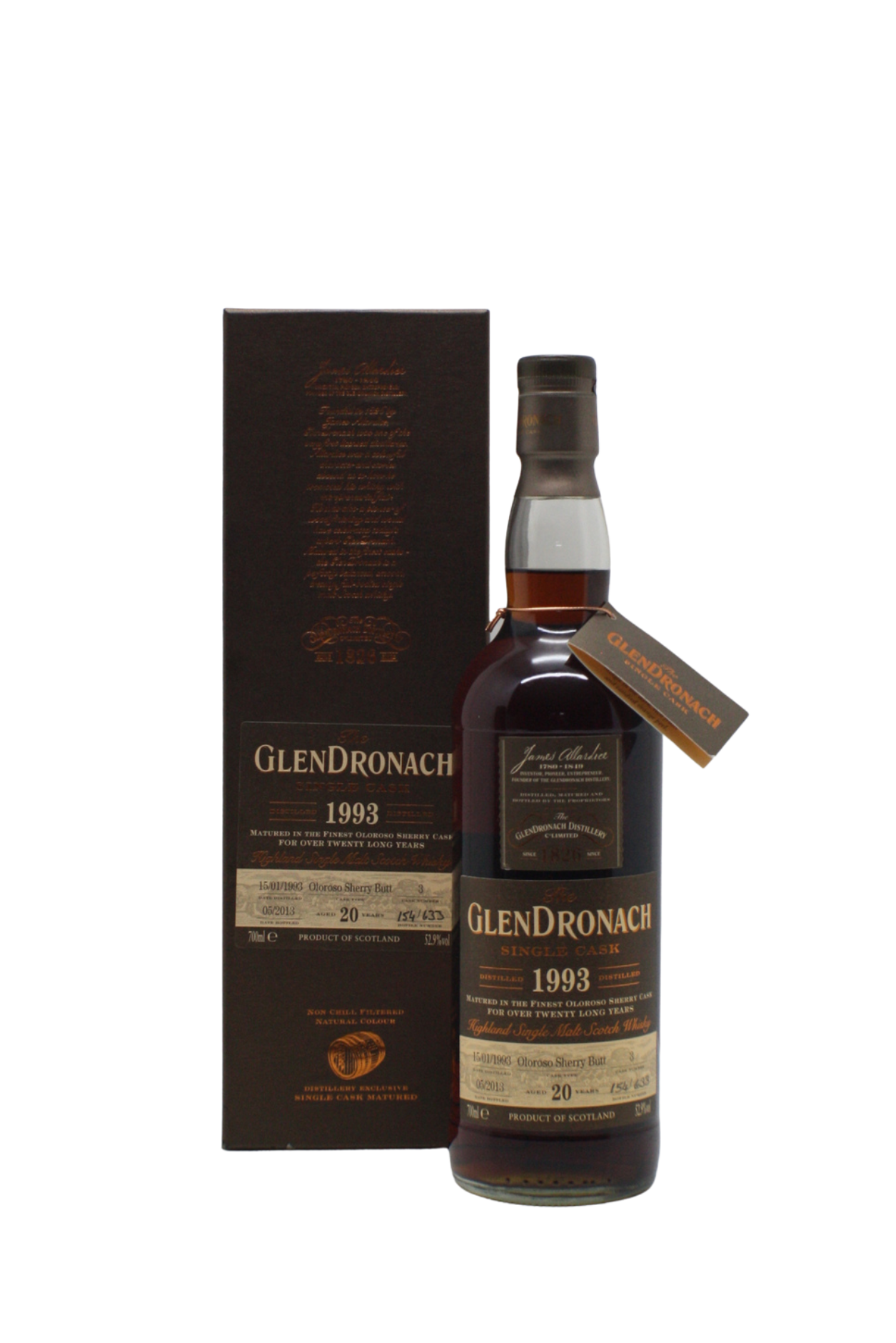 Glendronach 1993 Single Cask N.3 20 Y.O Single Malt Scotch Whisky 700 ML