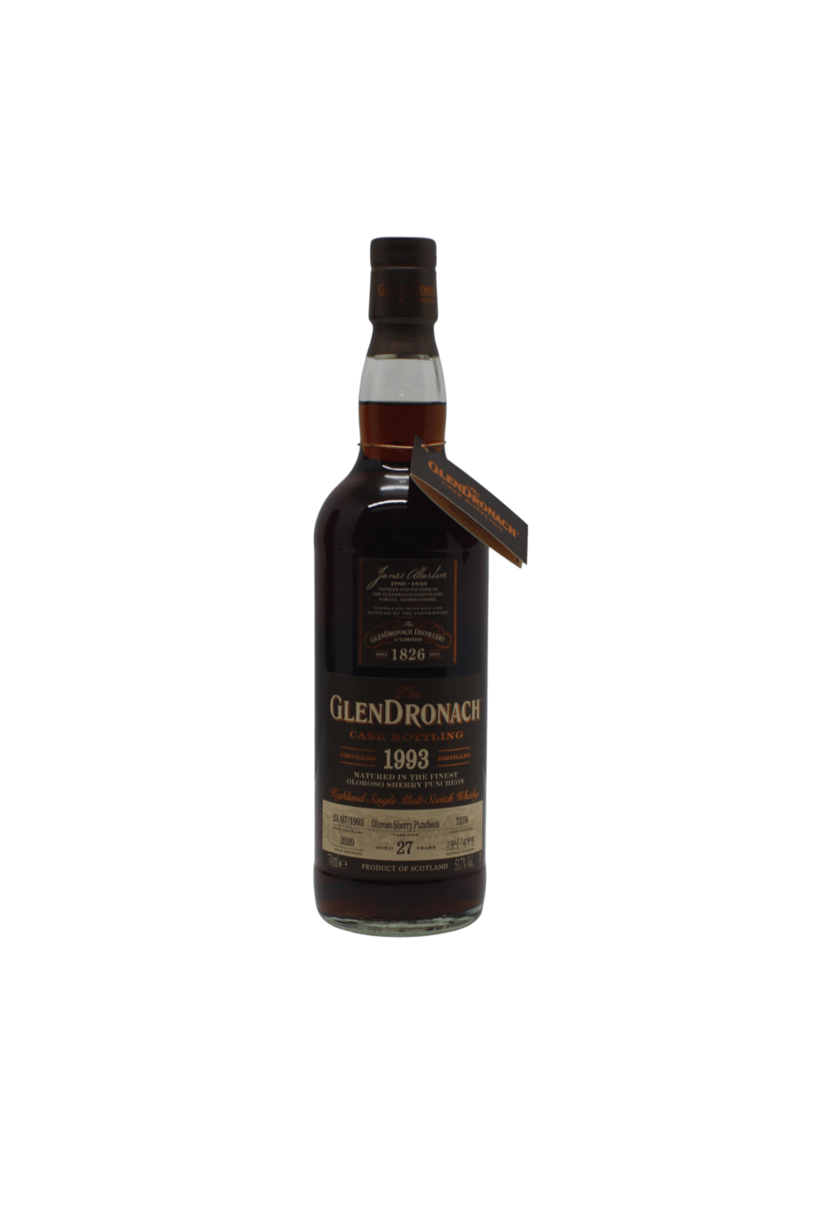 Glendronach 1993 Single Cask N.7276 27 Y.O Single Malt Scotch Whisky 700 ML - Image 2