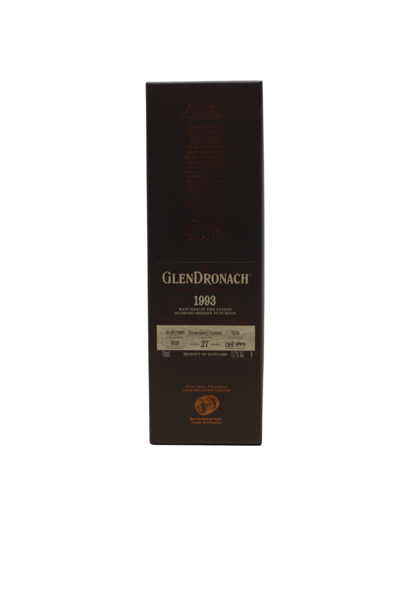 Glendronach 1993 Single Cask N.7276 27 Y.O Single Malt Scotch Whisky 700 ML - Image 4