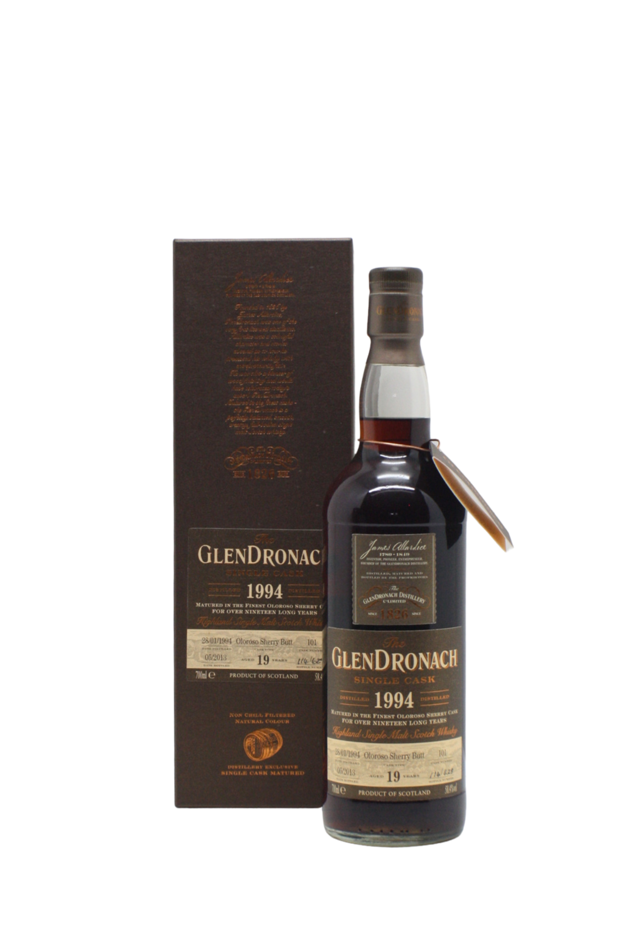 Glendronach 1994 Single Cask N.101 19 Y.O Single Malt Scotch Whisky 700 ML