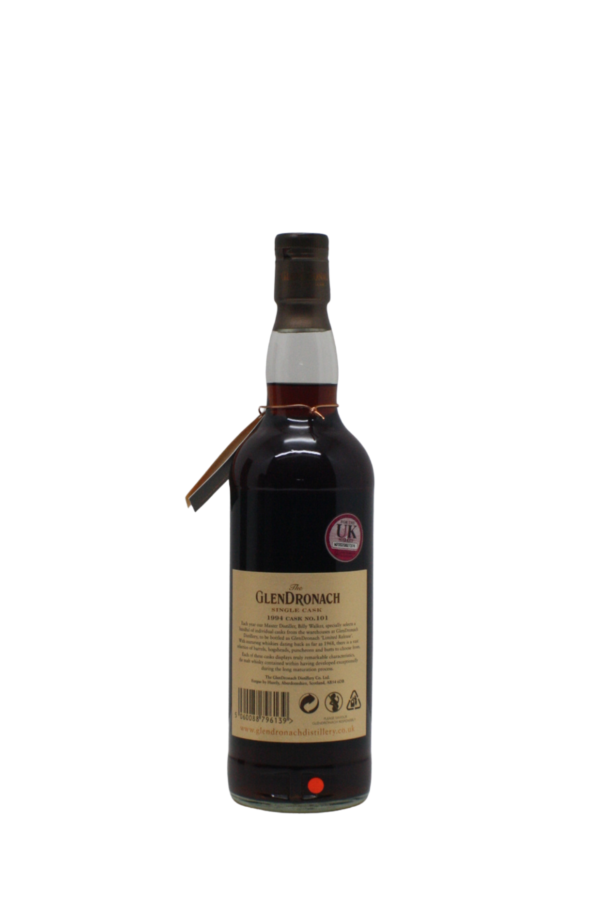 Glendronach 1994 Single Cask N.101 19 Y.O Single Malt Scotch Whisky 700 ML - Image 3