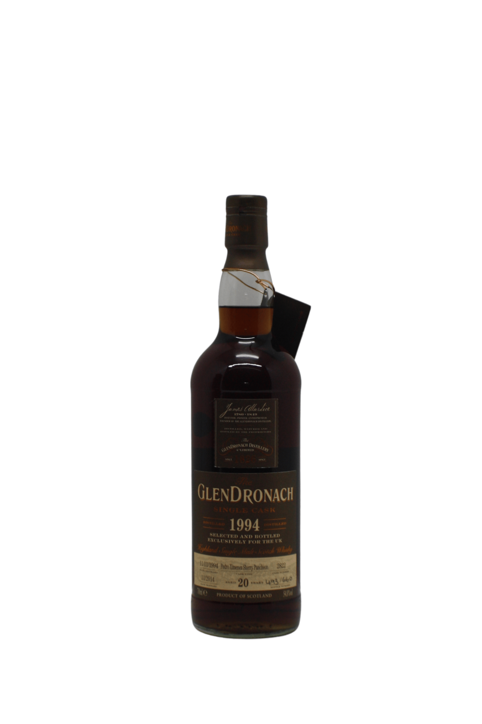 Glendronach 1994 Single Cask N.2822 20 Y.O Single Malt Scotch Whisky 700 ML - Image 2