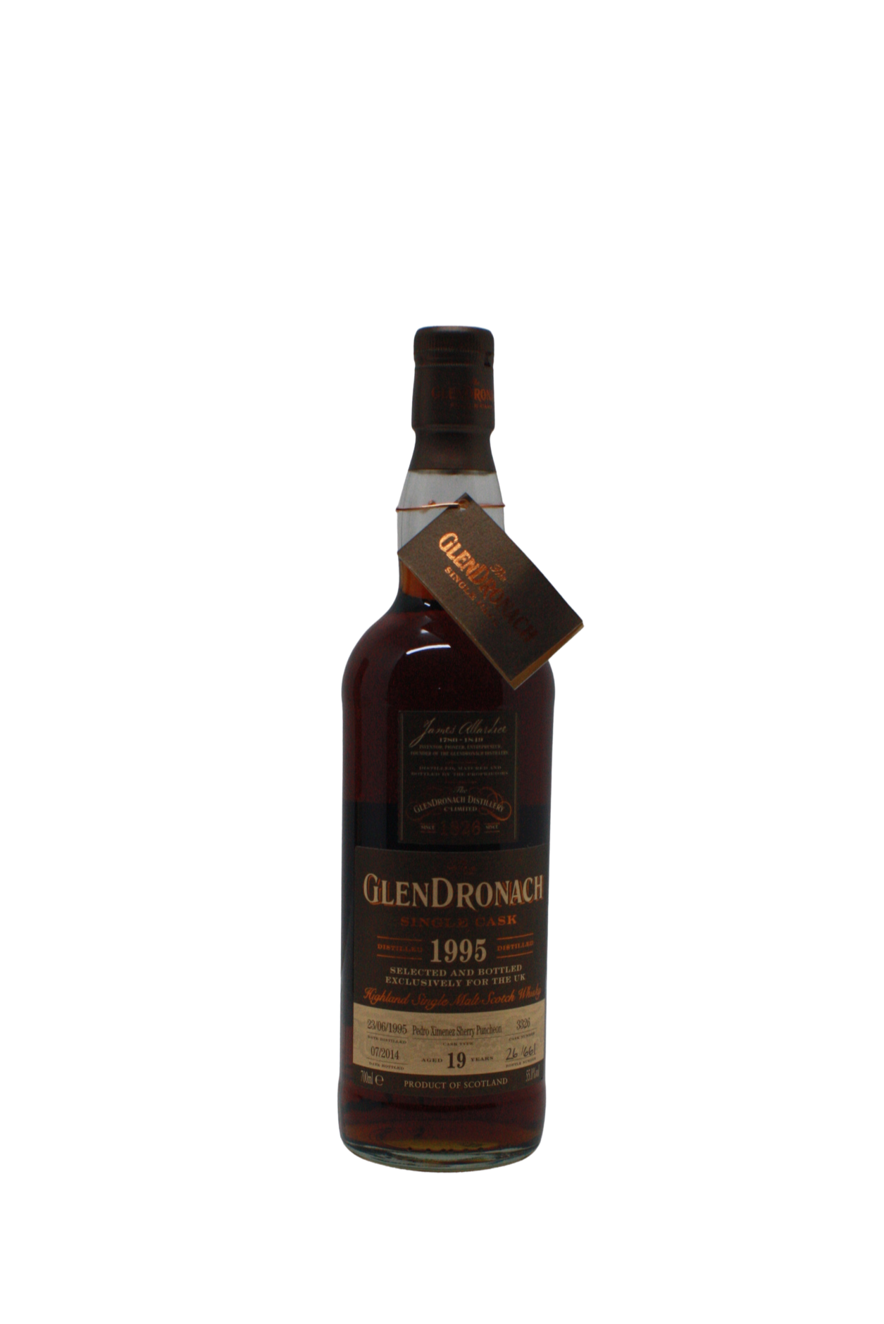 Glendronach 1995 Single Cask N.3326 19 Y.O Single Malt Scotch Whisky 700 ML - Image 2