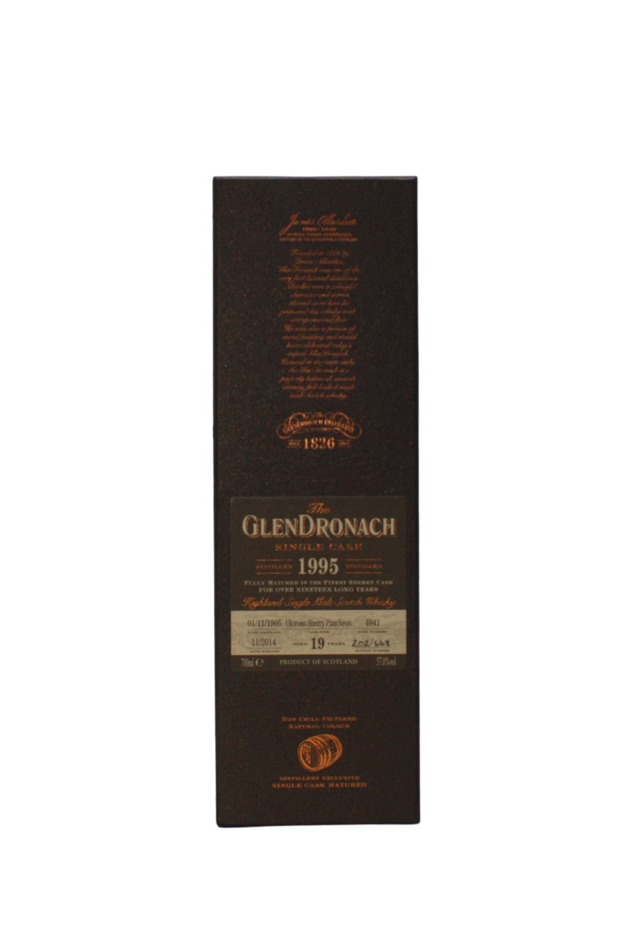 Glendronach 1995 Single Cask N.4941 19 Y.O Single Malt Scotch Whisky 700 ML - Image 4