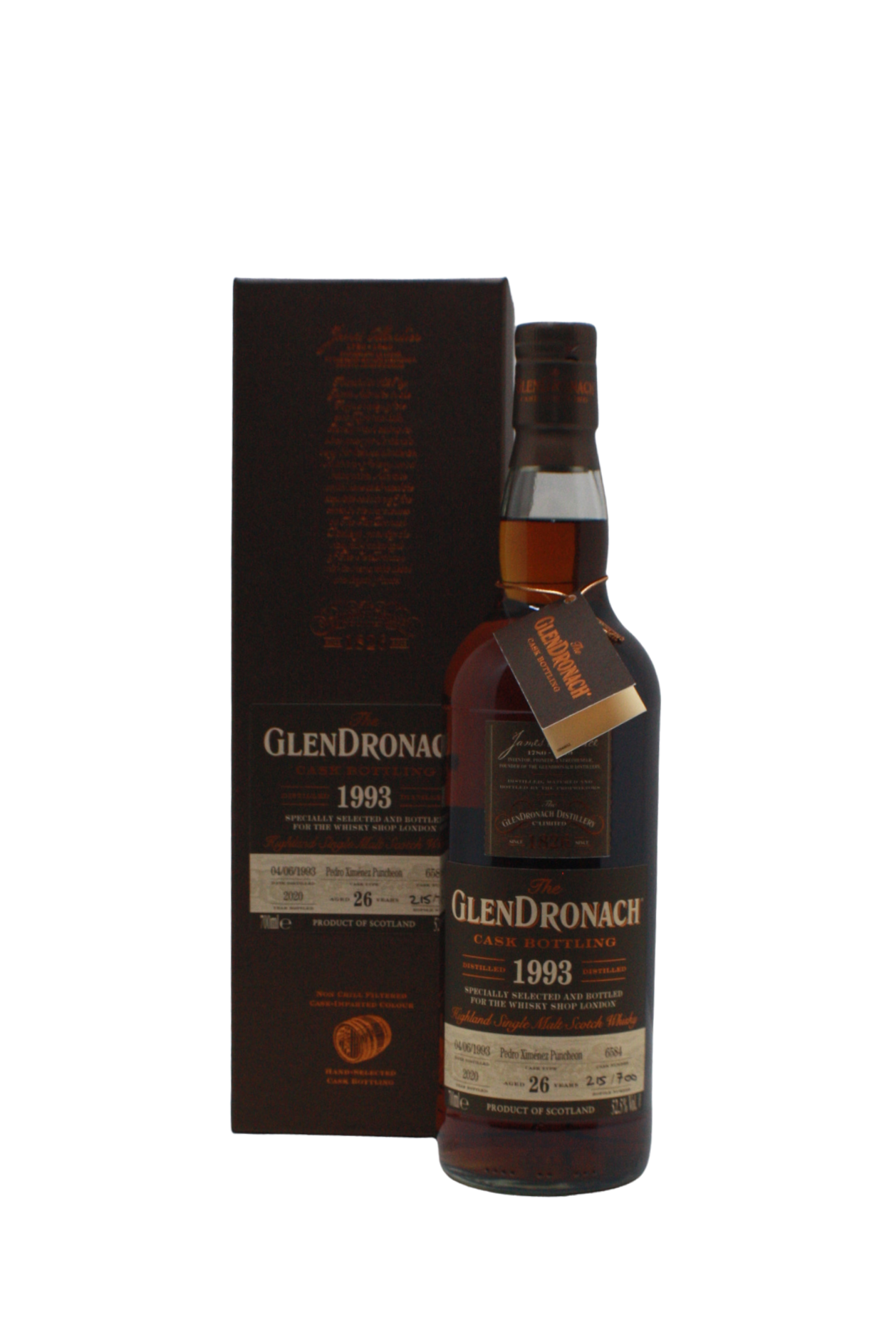 Glendronach 1993 Single Cask N.6584 26 Y.O Single Malt Scotch Whisky 700 ML