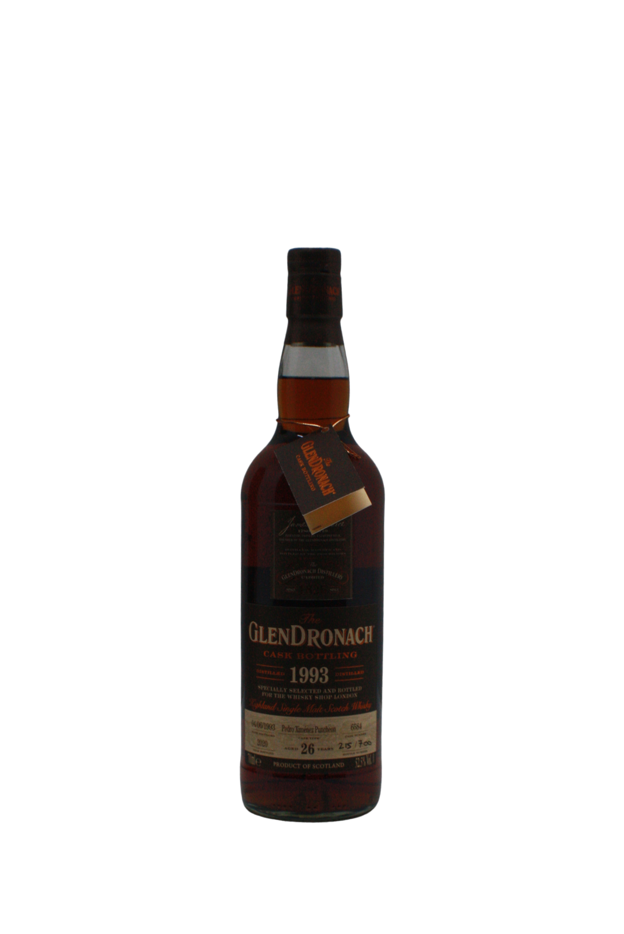 Glendronach 1993 Single Cask N.6584 26 Y.O Single Malt Scotch Whisky 700 ML - Image 2