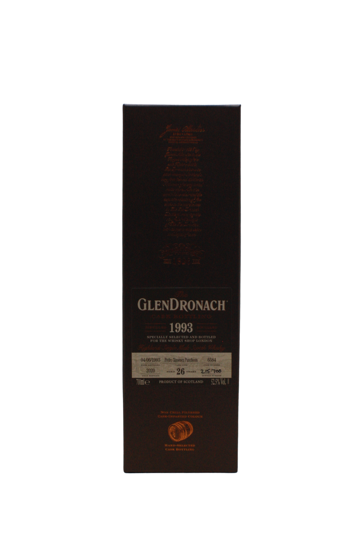 Glendronach 1993 Single Cask N.6584 26 Y.O Single Malt Scotch Whisky 700 ML - Image 4