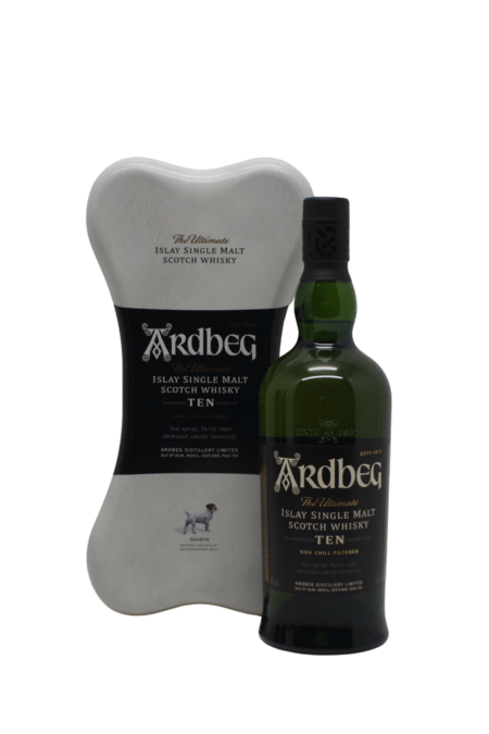 Ardbeg Dog Bone Tin Case 10 Y.O Single Malt Scotch Whisky 700 ML
