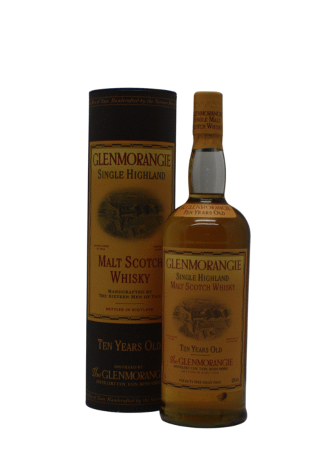 Glenmorangie Cylinder Tube 10 Y.O Single Malt Scotch Whisky 1000 ML