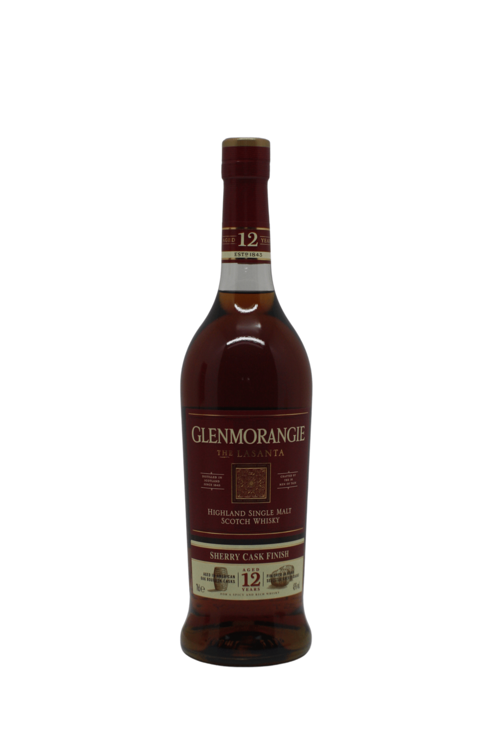 Glenmorangie 12 Y.O Lasanta (Old Label) Single Malt Scotch Whisky 700 ML - Image 2