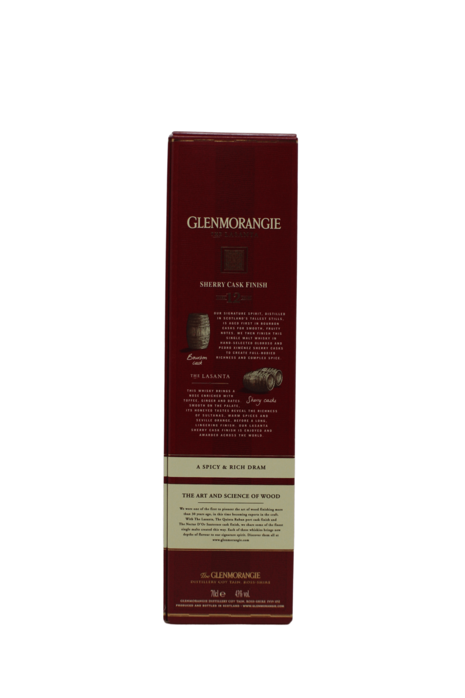 Glenmorangie 12 Y.O Lasanta (Old Label) Single Malt Scotch Whisky 700 ML - Image 5