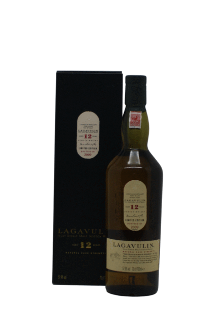 Lagavulin Natural Cask Strength Bottled In 2009 12 Y.O Single Malt Scotch Whisky 700 ML