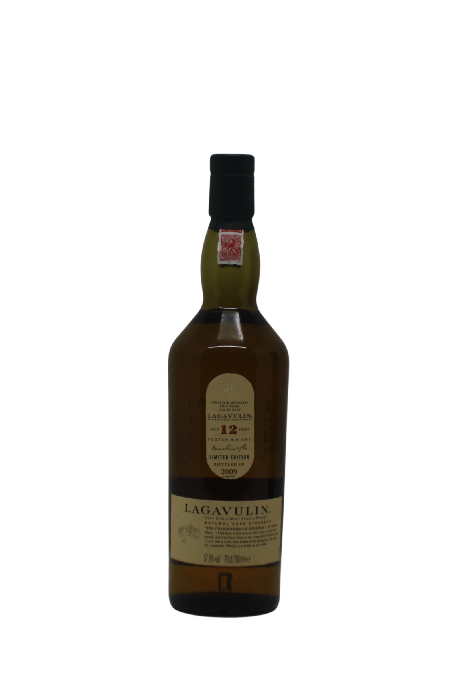 Lagavulin Natural Cask Strength Bottled In 2009 12 Y.O Single Malt Scotch Whisky 700 ML - Image 2