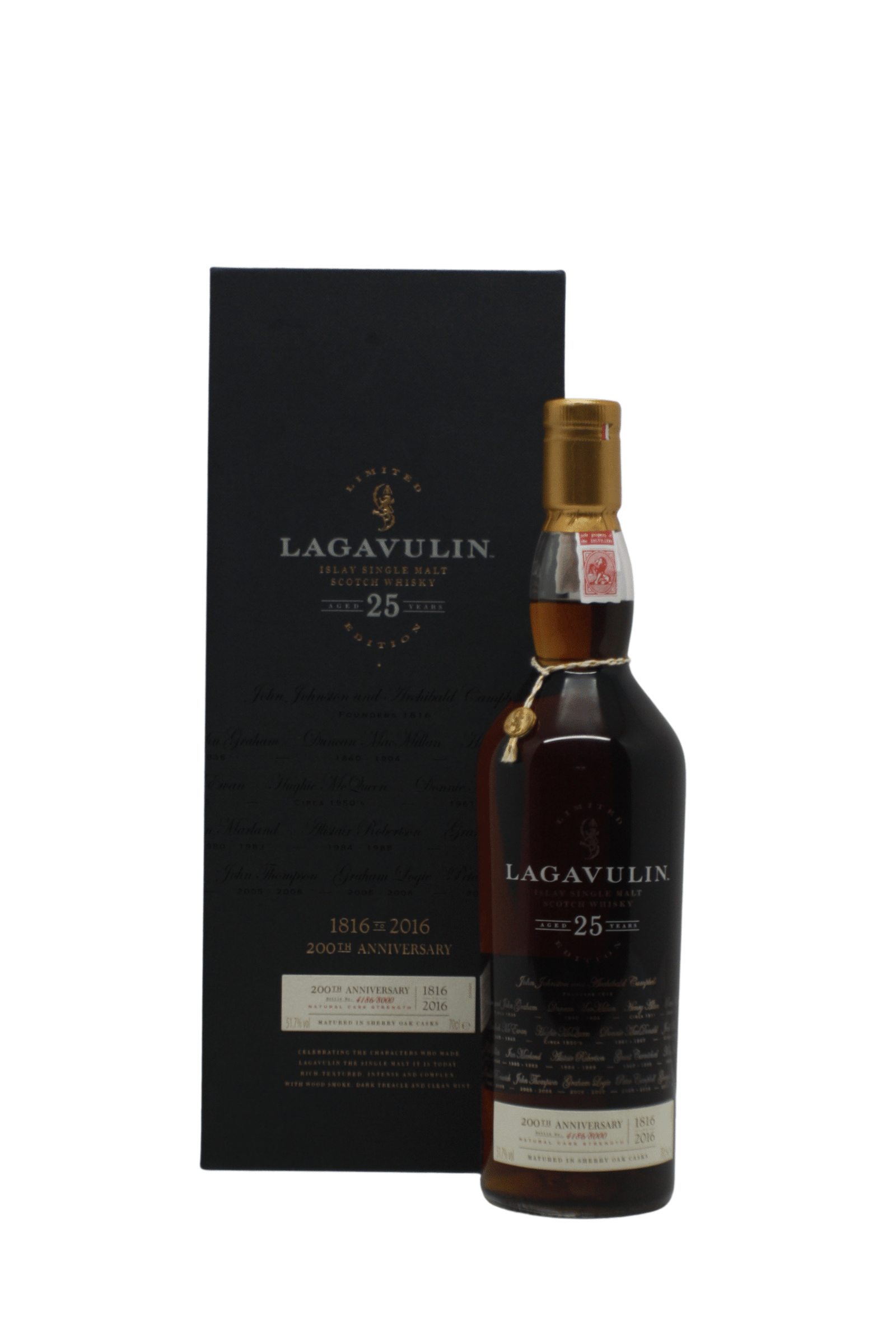 Lagavulin 200th Anniversary 25 Y.O Single Malt Scotch Whisky 700 ML