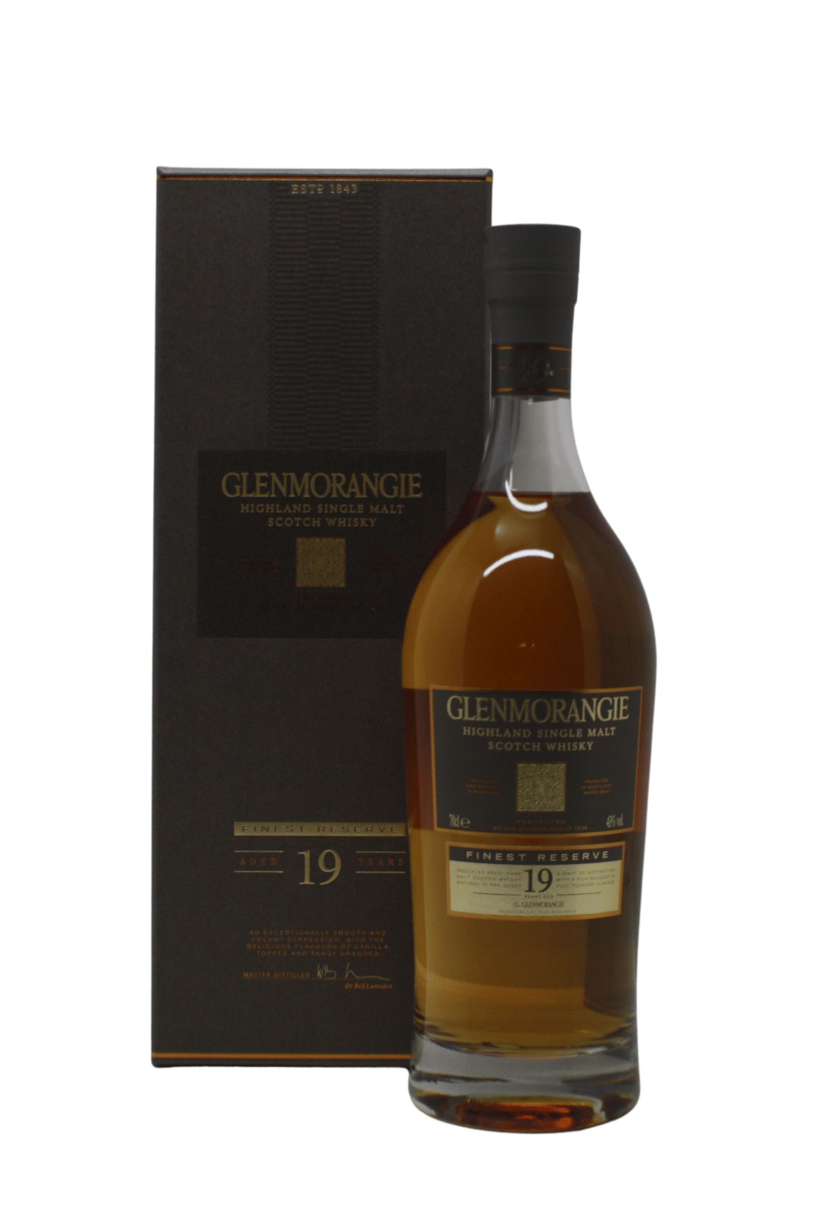 Glenmorangie Finest Reserve 19 Y.O Single Malt Scotch Whisky 700 ML