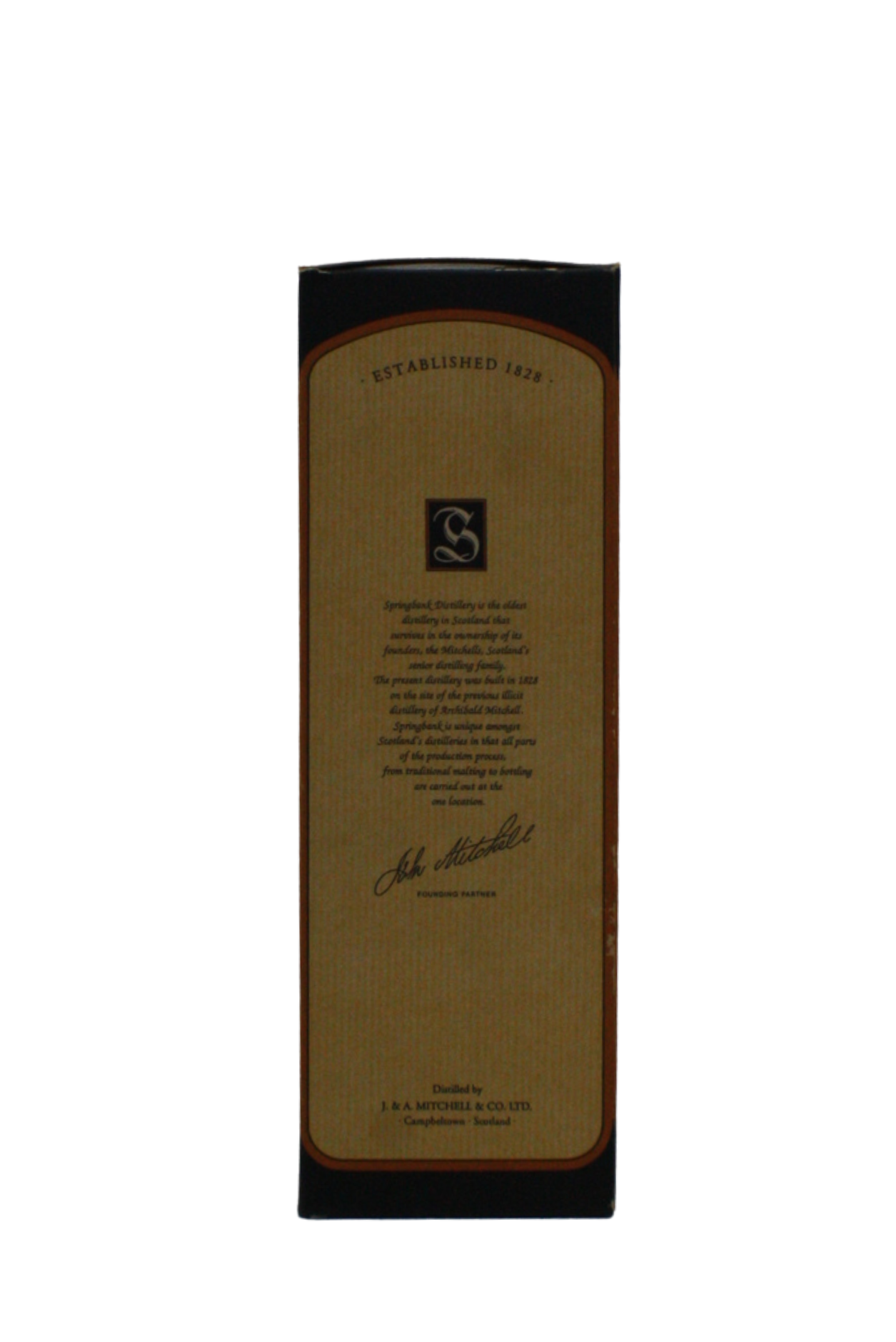Springbank Cream Carton Box 10 Y.O Single Malt Scotch Whisky 700 ML - Image 5