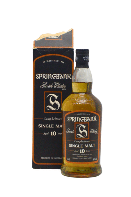 Springbank Black Carton Box 10 Y.O Single Malt Scotch Whisky 700 ML
