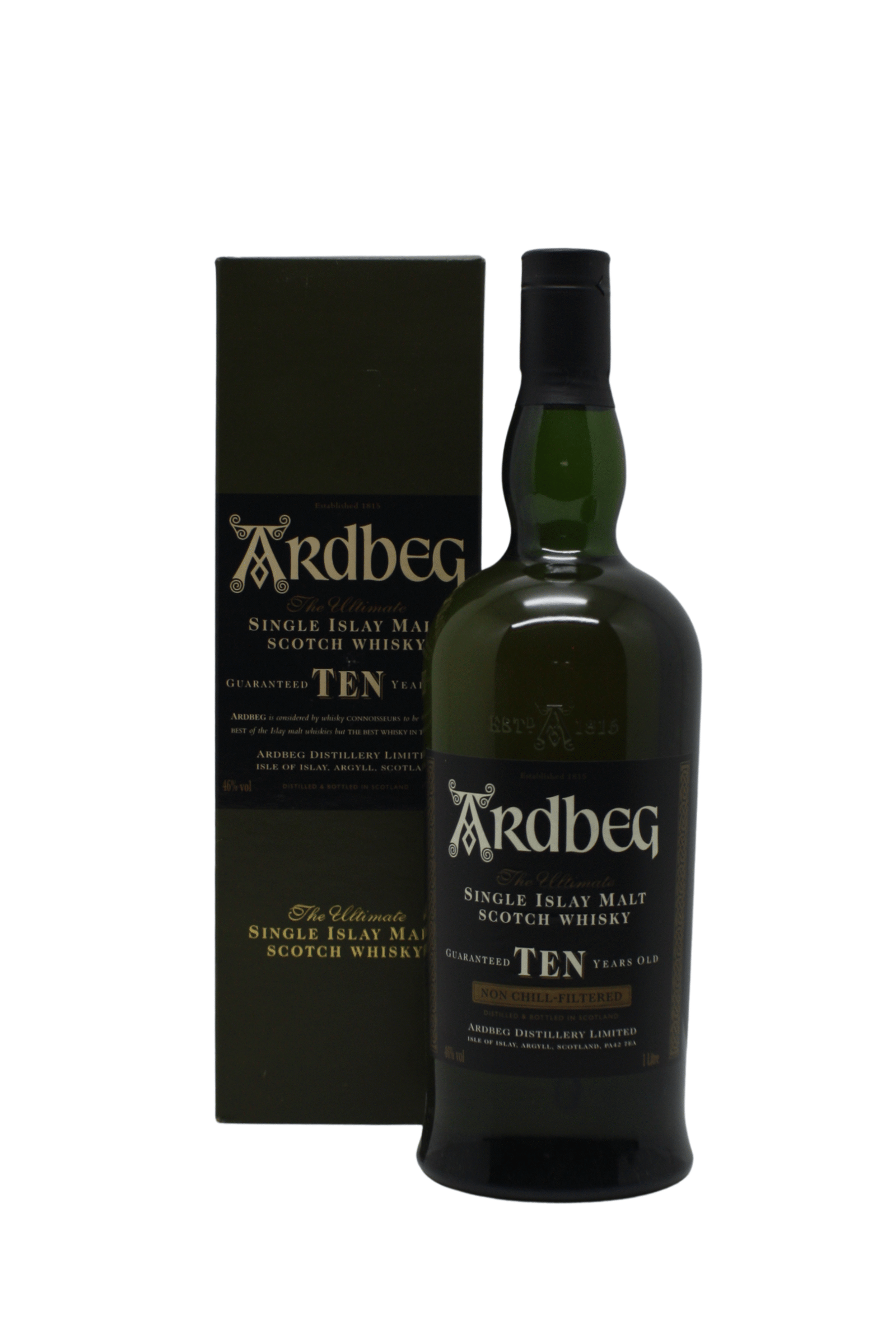 Ardbeg (Old Label - 4RDBCT046) 10 Y.O Single Malt Scotch Whisky 1000 ML