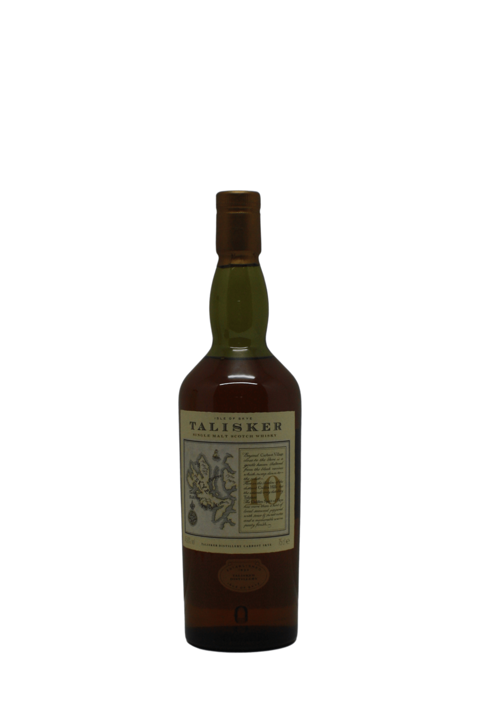 Talisker (Map Label) 10 Y.O Single Malt Scotch Whisky 700 ML - Image 2