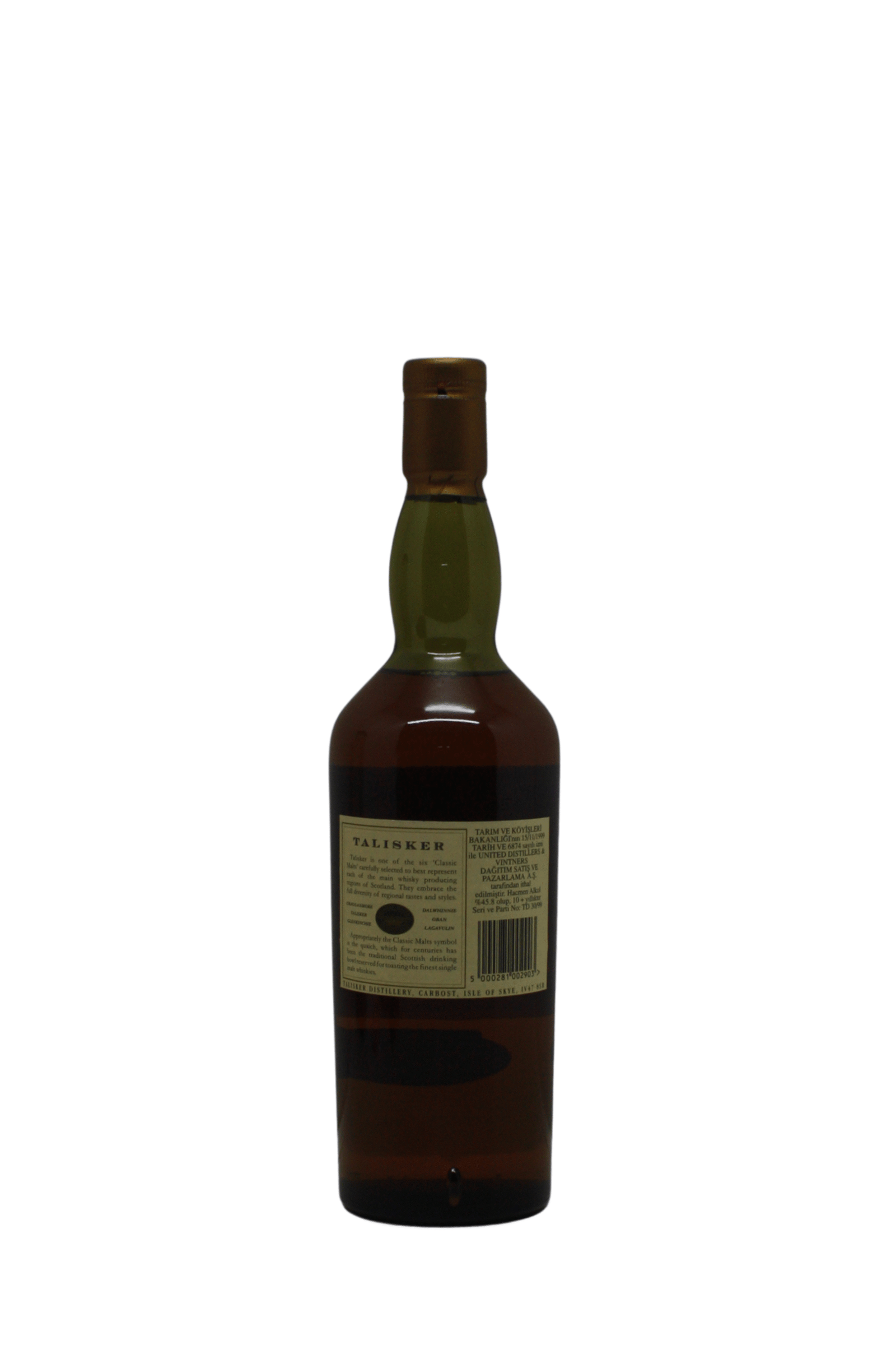 Talisker (Map Label) 10 Y.O Single Malt Scotch Whisky 700 ML - Image 3