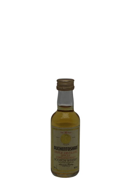 Auchentoshan 10 Y.O Triple Distilled Single Lowland Scotch Whisky 50 ML