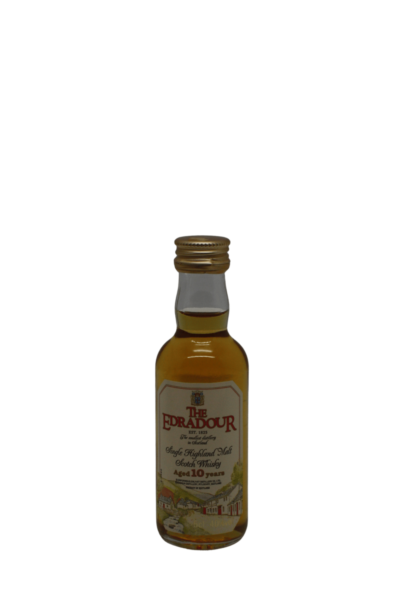 The Edradour 10 Y.O Highland Malt Scotch Whisky 50 ML - Image 2