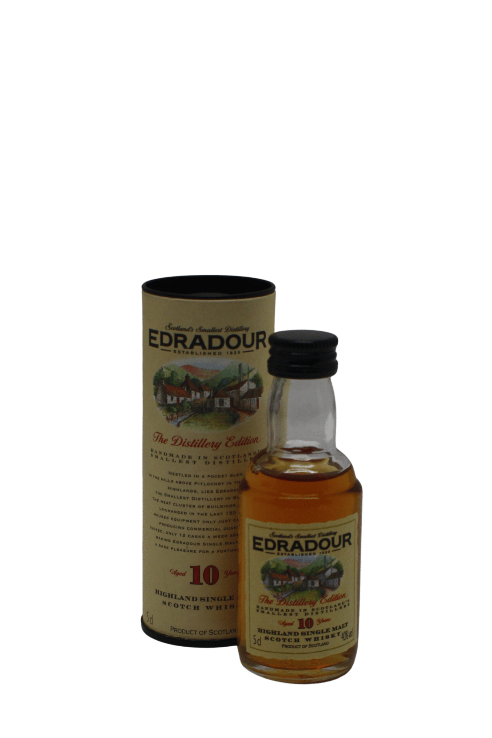 Edradour The Distillery Edition 10 Y.O Single Malt Scotch Whisky 50 ML