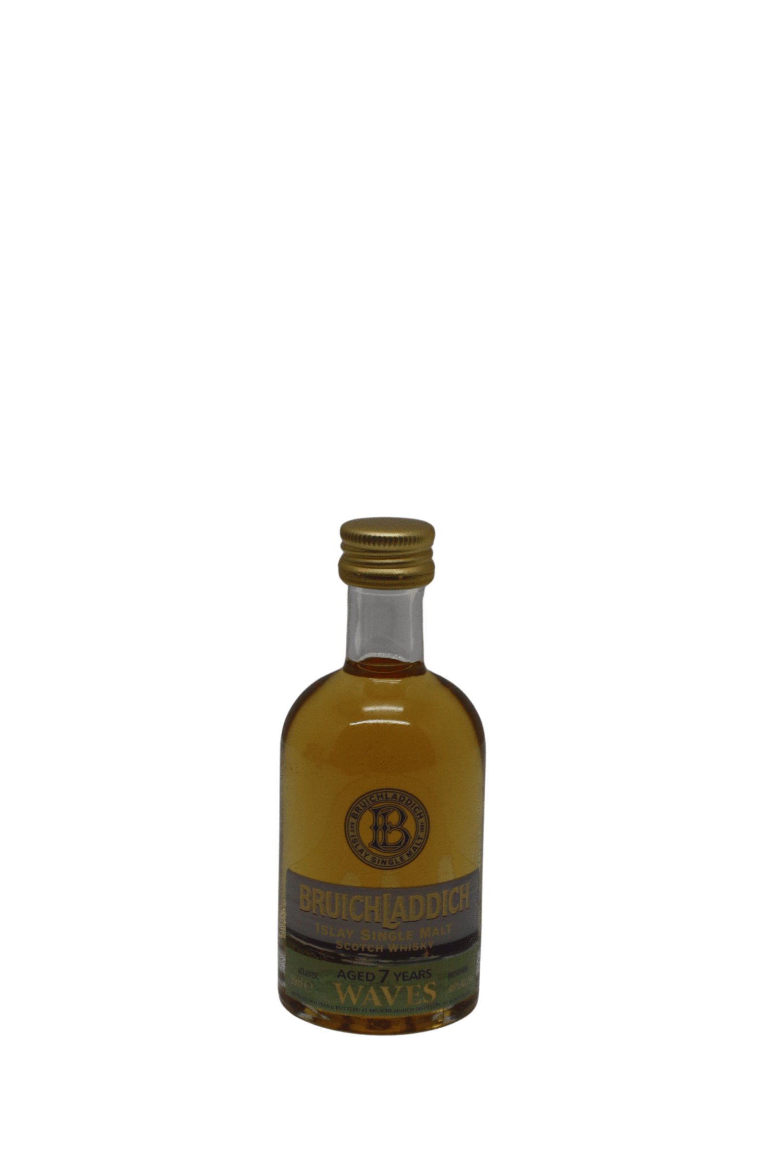 Bruichladdich Waves 7 Y.O Single Malt Scotch Whisky 50 ML - Image 2