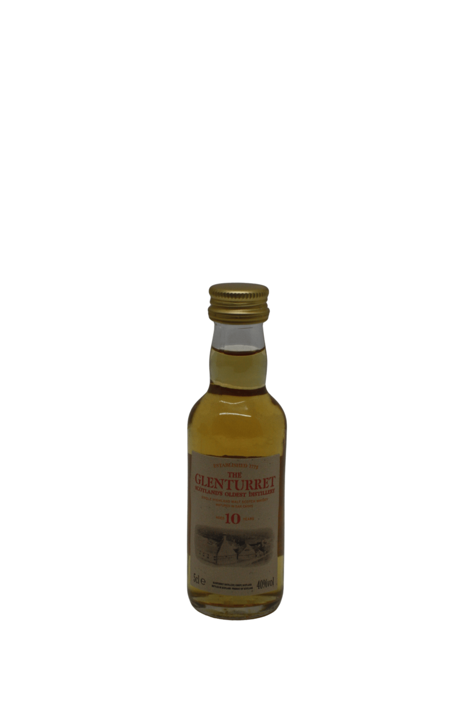 The Glenturret 10 Y.O Single Highland Malt Scotch Whisky 50 ML - Image 2