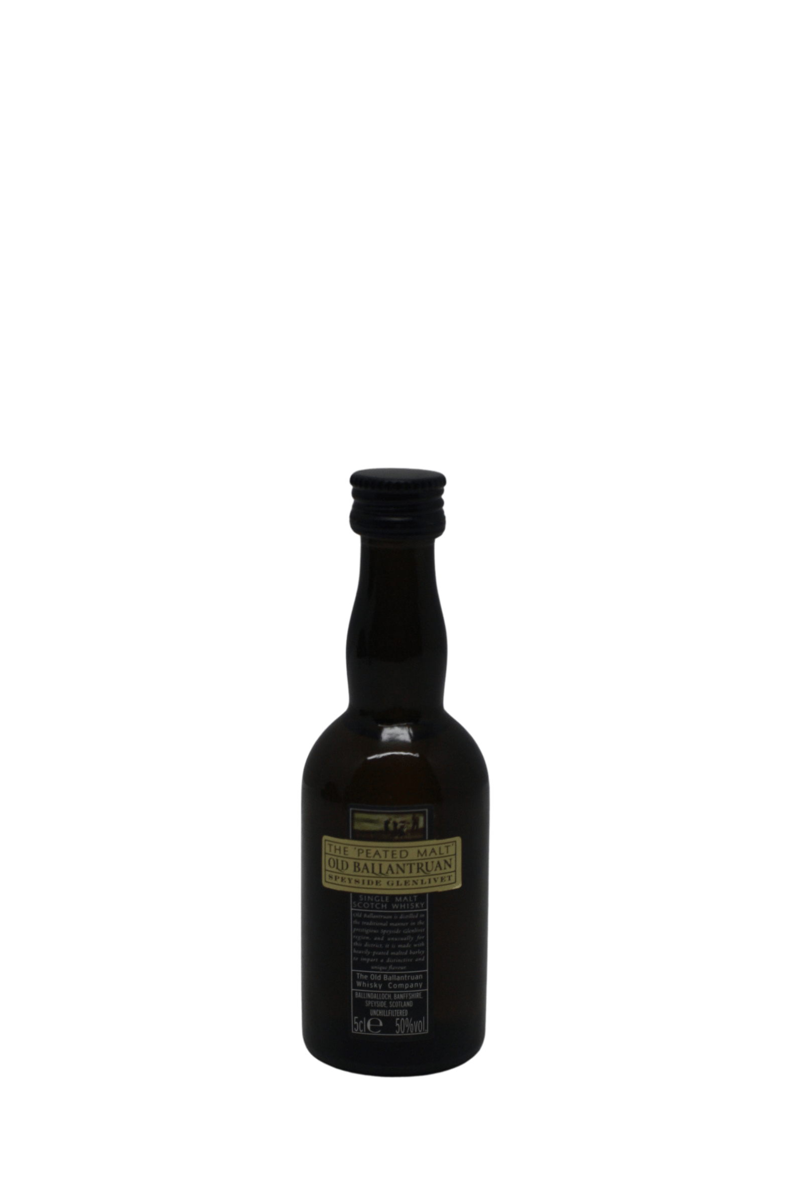 The Peated Malt Old Ballantruan Single Malt Scotch Whisky 50 ML - Image 2