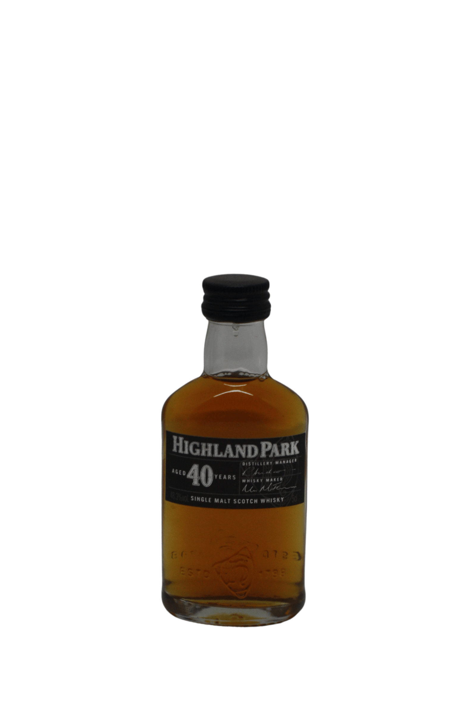 Highland Park 40 Y.O Single Malt Scotch Whisky 50 ML - Image 2