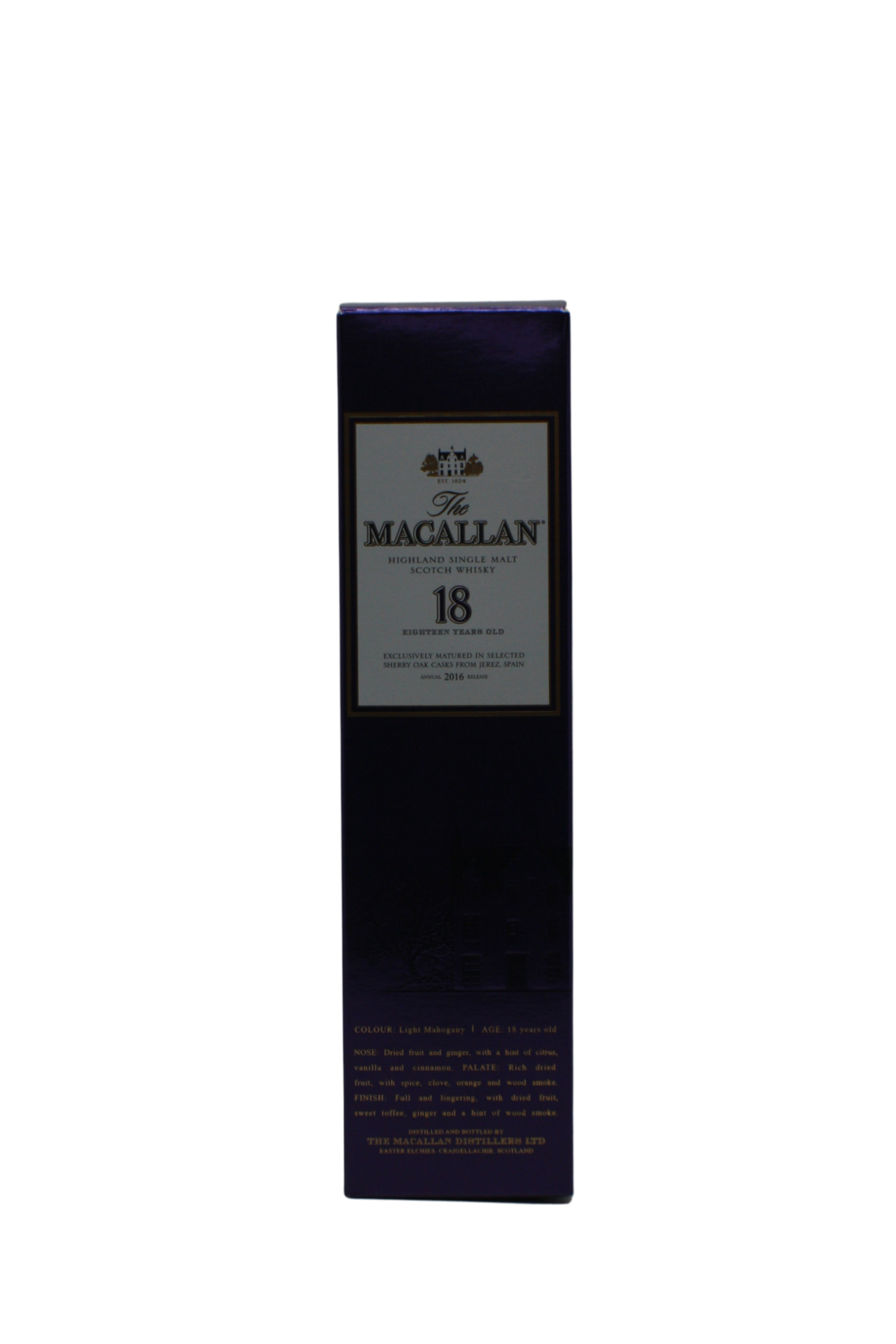Macallan Sherry Cask 2016 18 Y.O Single Malt Scotch Whisky 700ML - Image 4