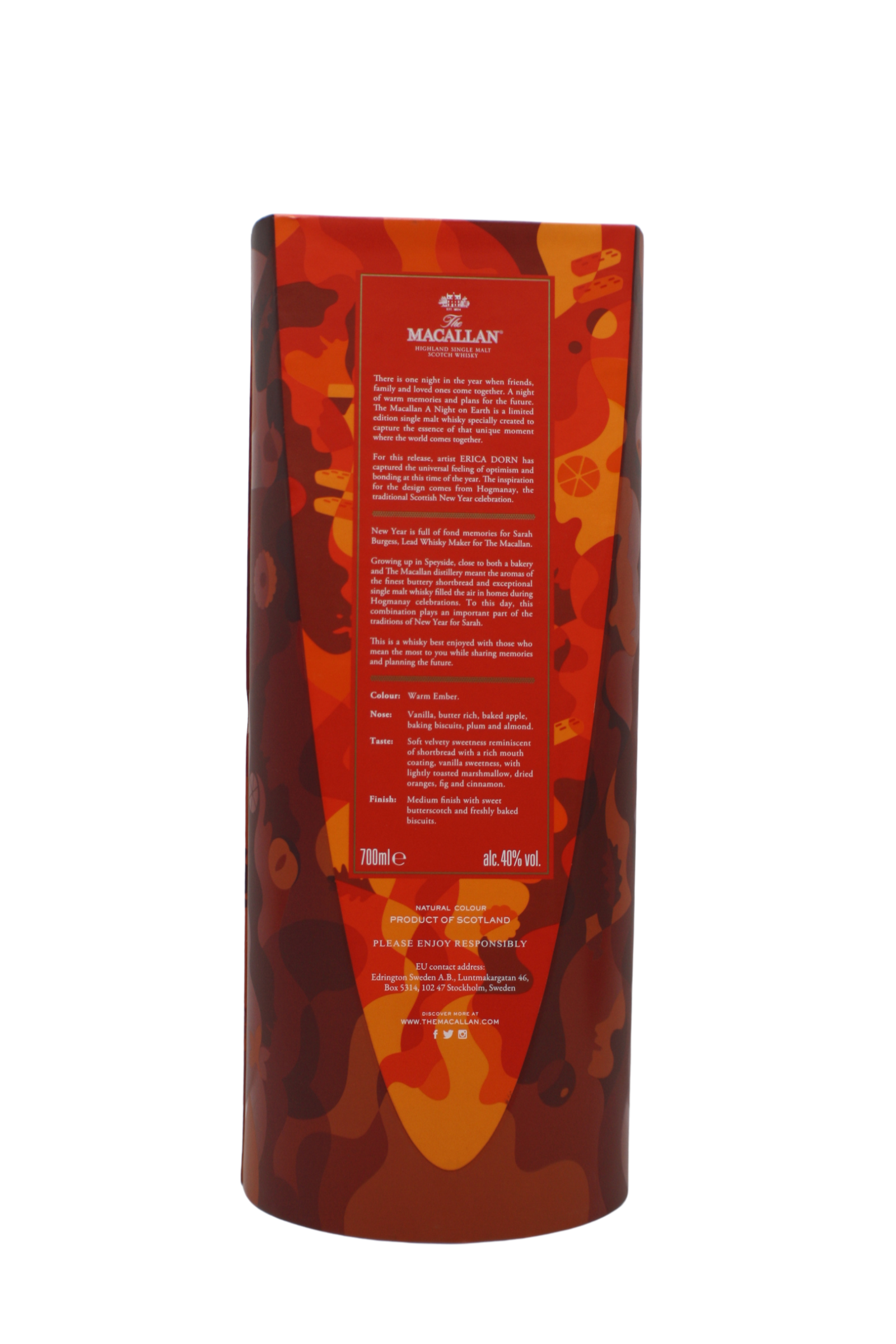 Macallan Night On Earth Erica Dorn 2021 Release Single Malt Scotch Whisky 700 ML - Image 4