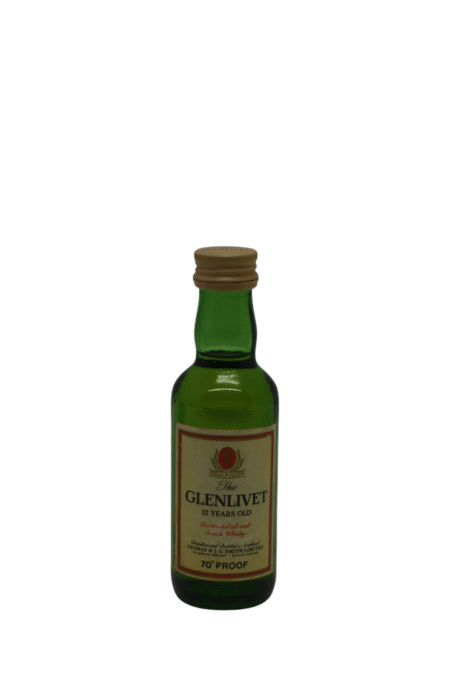 The Glenlivet 12 Y.O Unblended All Malt Scotch Whisky 50 ML