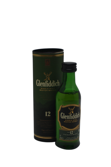 Glenfiddich (Our Signature Malt) 12 Y.O Single Malt Scotch Whisky 50 ML