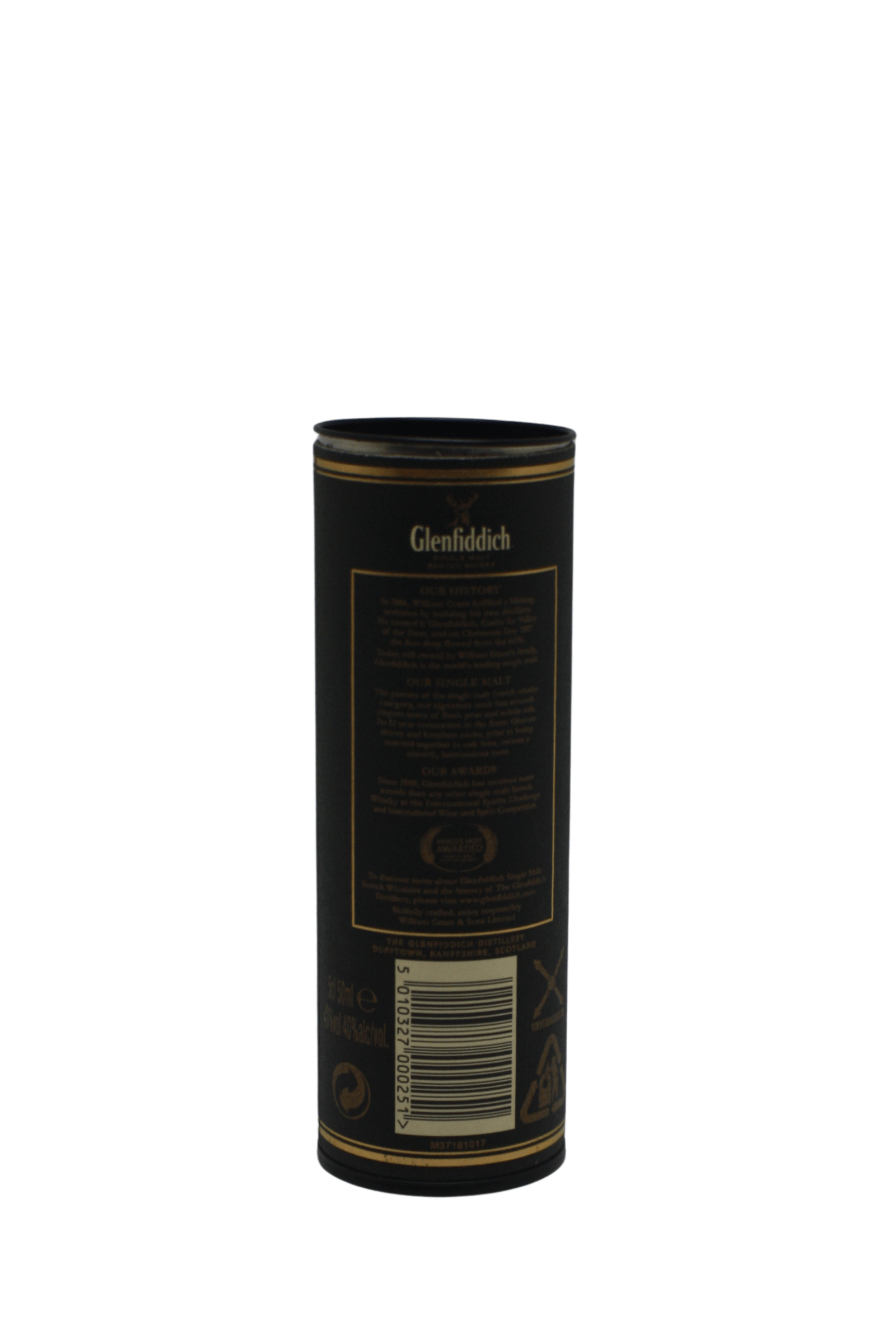 Glenfiddich (Our Signature Malt) 12 Y.O Single Malt Scotch Whisky 50 ML - Image 5