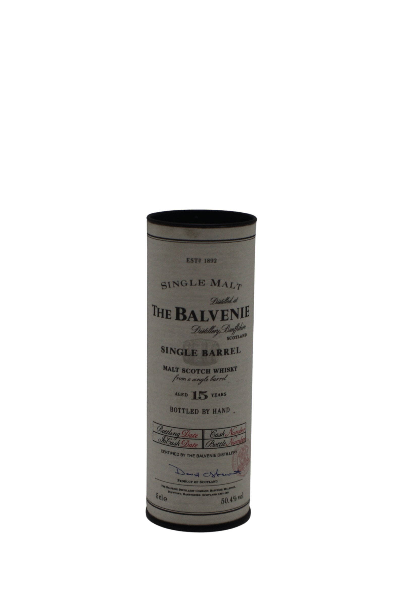 The Balvenie Single Barrel 15 Y.O Single Malt Scotch Whisky 50 ML - Image 4