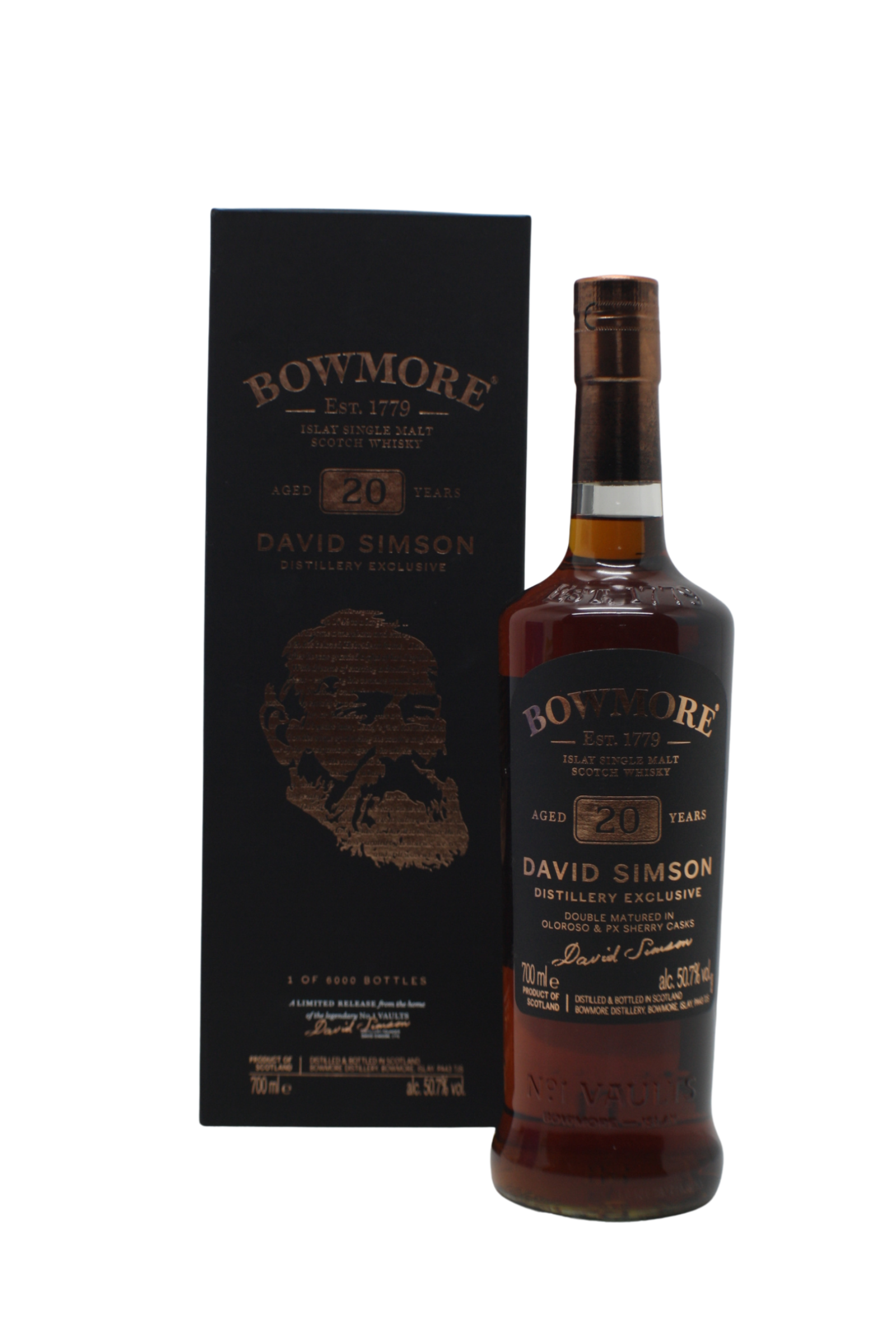 Bowmore David Simson 20 Y.O Single Malt Scotch Whisky 700 ML
