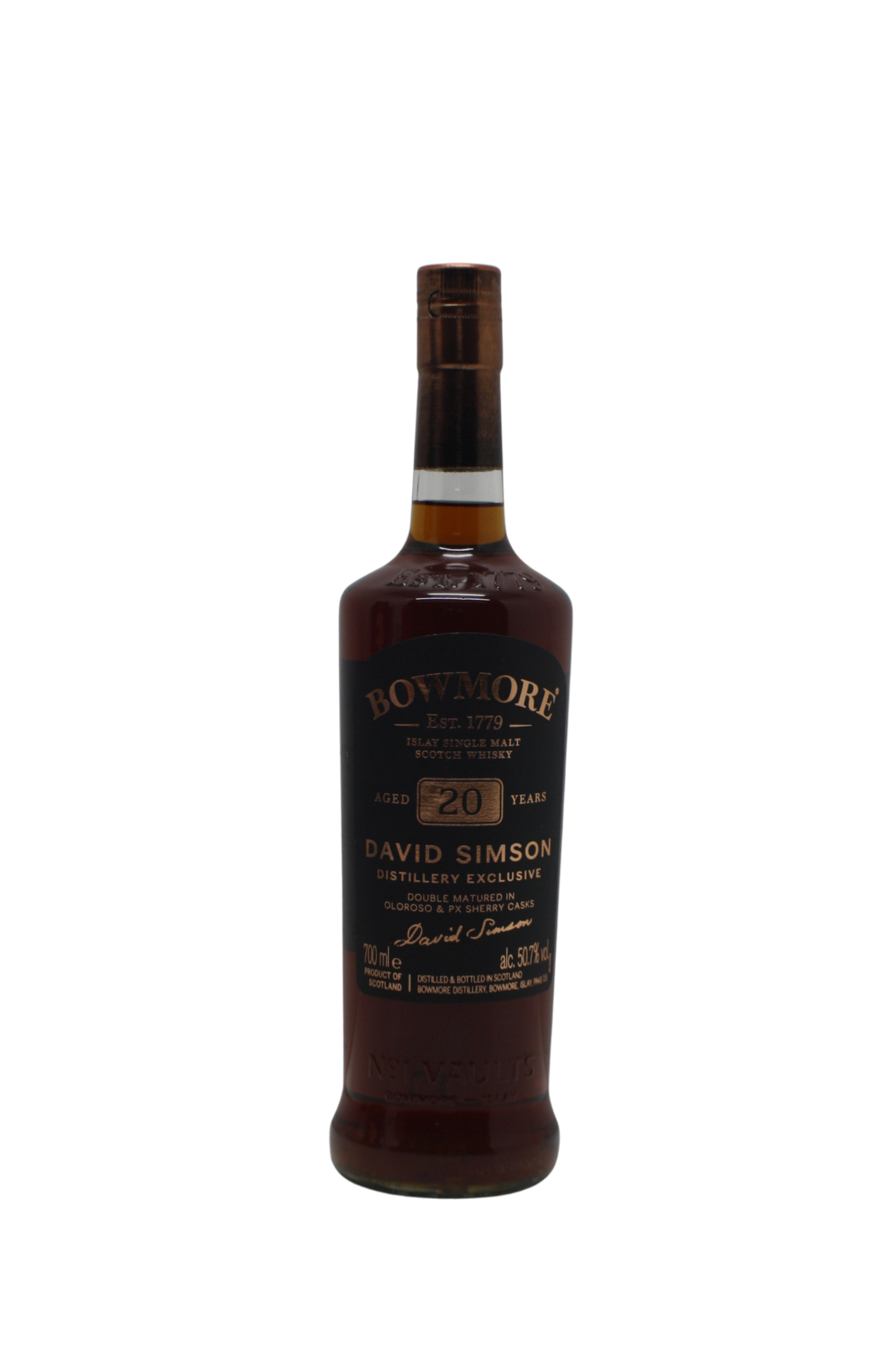 Bowmore David Simson 20 Y.O Single Malt Scotch Whisky 700 ML - Image 5